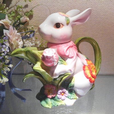 ★ ♡さっちゃん♡★プリティーバニー★ティーカップバニー★花摘みうさちゃん Amazon | ティーポット うさぎ型 ブロッサムバニー | Glorious Angel